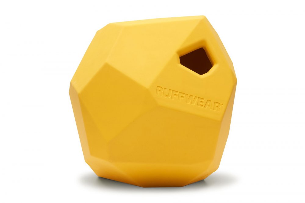 Ruffwear Gnawt-a-Rock™ Odolná hračka z přírodního latexového kaučuku Žlutá