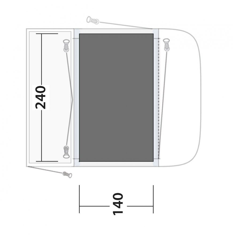 Outwell Footprint Newburg 160
