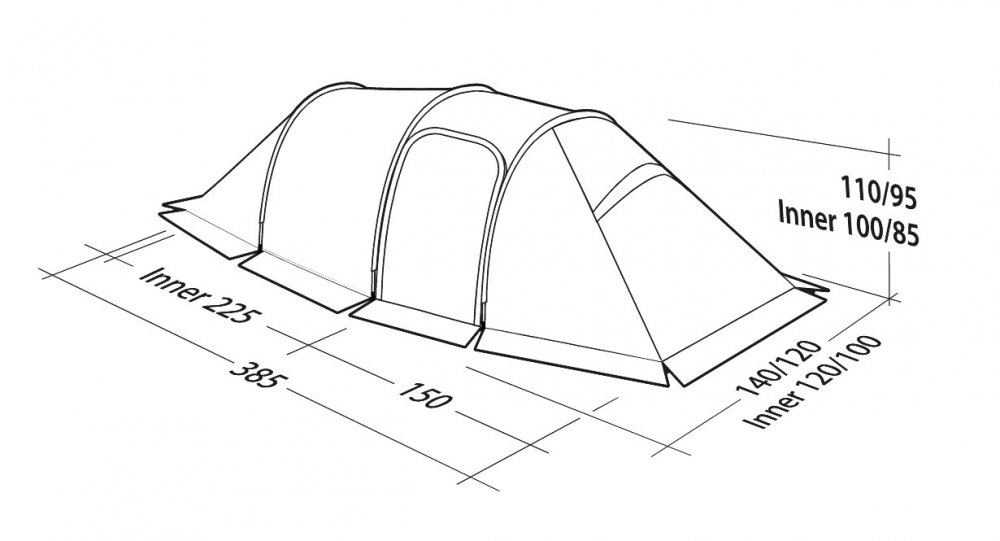 Tunelový stan Nordic Lynx 2 (obrázek 30)