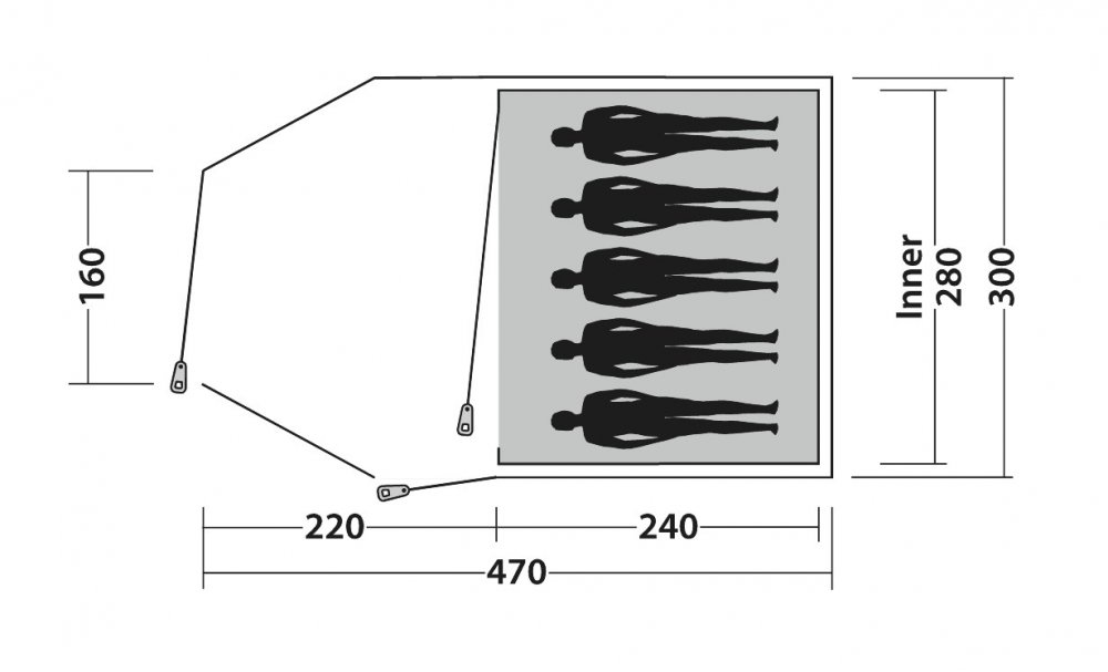 Stan Easy Camp Messina 500 (obrázek 3)