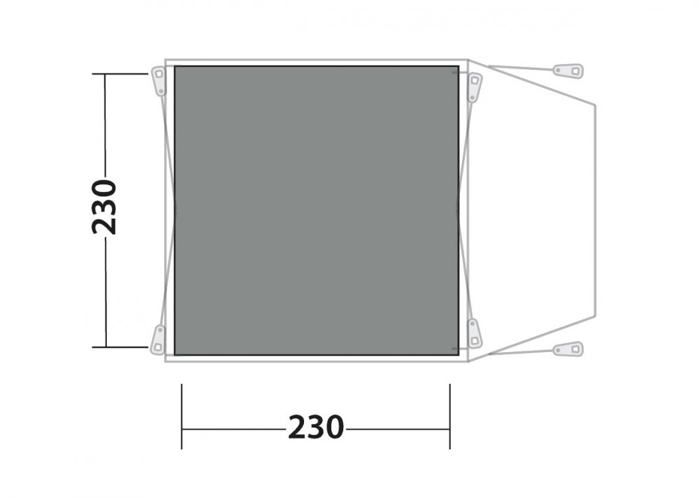 Koberec Outwell Flat Woven Carpet Beachcrest