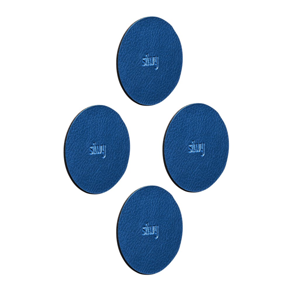 Silwy podložka na magnetické háčky 6,5 cm, 4 ks Modrá