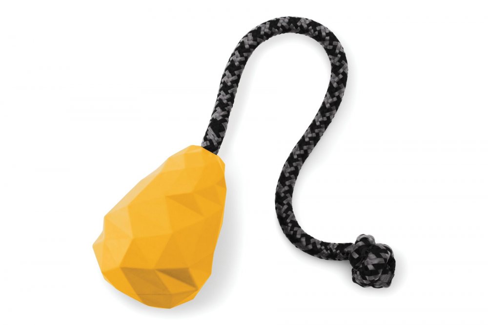 Ruffwear Huck-a-Cone™ Odolná hračka z přírodního latexového kaučuku Žlutá