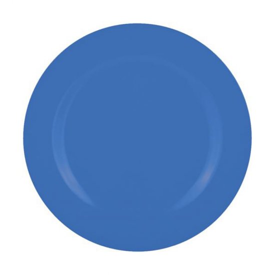 Talíř melaminový 24cm - modrý