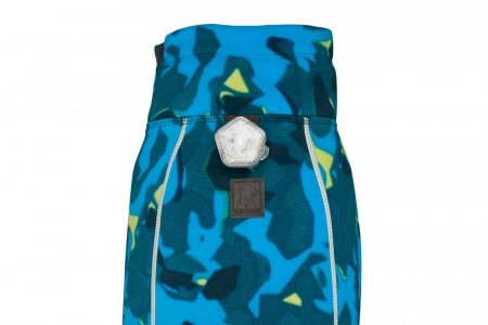 Ruffwear Climate Changer™ Fleecová bunda pro psy - Barva: Modrá, Zelená, Velikost: L
