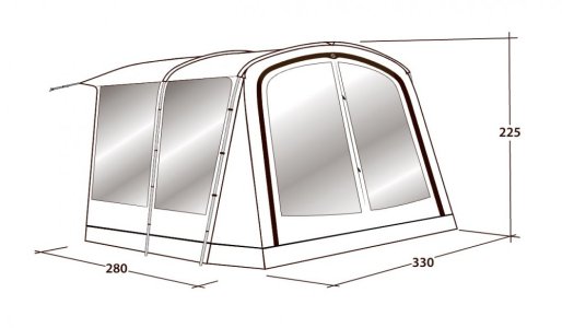Outwell Universal Awning Size 3