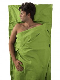 Prémiová bavlněná vložka do spacáku Premium Cotton Travel Liner - Traveller (with Pillow slip)