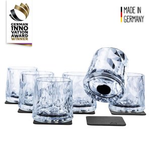 Silwy magnetická sklenice na drink 6 ks Tumbler // High-Tech Plastic Glasses