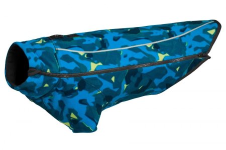 Ruffwear Climate Changer™ Fleecová bunda pro psy - Barva: Modrá, Zelená, Velikost: S
