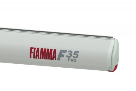 Markýza Fiamma F35PRO - Barva plátna: Modrá, Barva těla: Šedá, Délka markýzy (cm): 300