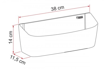 Přihrádka Fiamma Pocket Plus L
