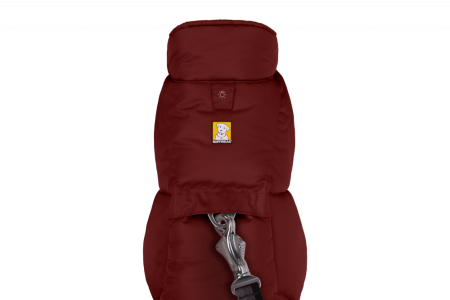 Quinzee™ Nepromokavá bunda pro psy - Barva: Tmavě červená, Velikost: XL