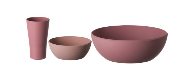 Sada nádobí Reamo 3 ks - Barva: Růžová