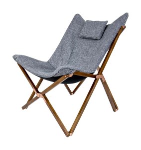 Kolekce Urban Outdoor - Relaxační křeslo - Bloomsbury - M - Oxford polyester - šedá