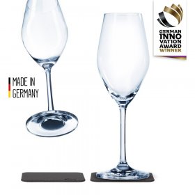 Silwy magnetická sklenice na šampaňské 2 ks // Crystal Glasses