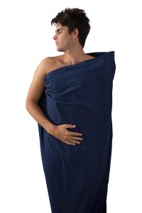 Prémiová bavlněná vložka do spacáku v prodloužené variantě Premium Cotton Travel Liner - Long (Rectangular)