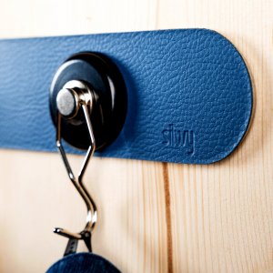 Silwy magnetický pásek kožený // 50 cm - Barva: Modrá