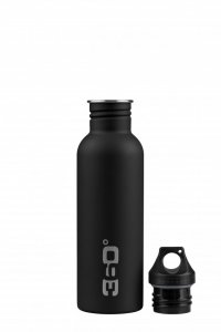 Single Wall Stainless Steel Bottle Matte 750ml Black