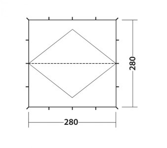 Stěna proti větru Robens Windscreen Tarp