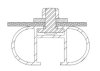 Montážní kit střešního stanu ARB Roof Mount Kit