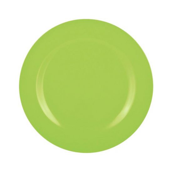 Talíř melaminový 24 cm - zelený