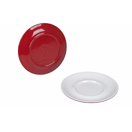 Melamínový tanier Bo-Camp Ø 13 cm - Farba: Červená