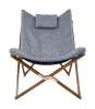 Kolekce Urban Outdoor - Relaxační křeslo - Bloomsbury - M - Oxford polyester - šedá