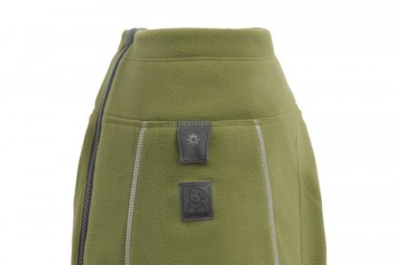 Fleecová bunda Ruffwear Climate Changer™ pre psov - Farba: Modrá, Zelená, Veľkosť: L