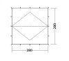 Stěna proti větru Robens Windscreen Tarp