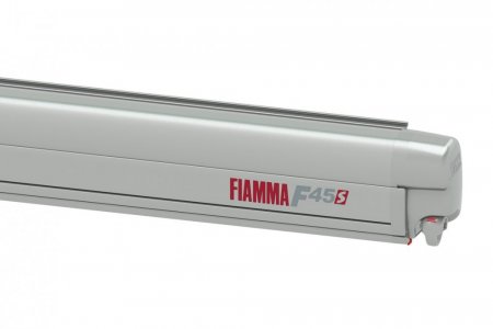 Markýza Fiamma F45S VWT5/T6 - Barva plátna: Šedá, Barva těla: Černá, Délka markýzy (cm): 260
