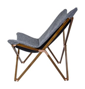 Kolekce Urban Outdoor - Relaxační křeslo - Bloomsbury - M - Oxford polyester - šedá