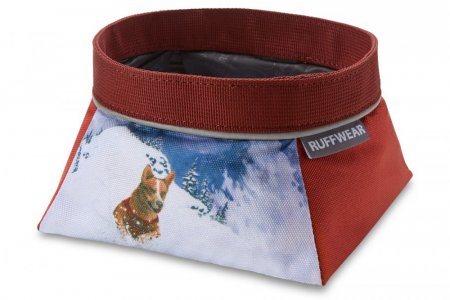 Ruffwear Artist Series Quencher™ Cestovná miska pre psov - Farba: Červená