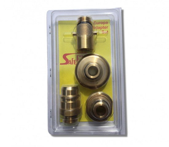 Súprava adaptérov na plnenie kompozitných plynových fliaš Safefill - pevné pripojenie