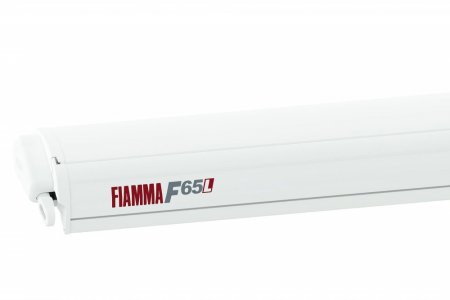 Markýza Fiamma F65L - Barva plátna: Šedá, Barva těla: Bílá, Délka markýzy (cm): 450