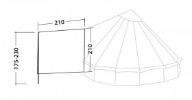 Přístřešek Robens Universal Porch Tarp