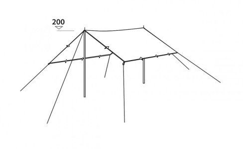 Přístřešek Easy Camp Void Trap Rustic Green