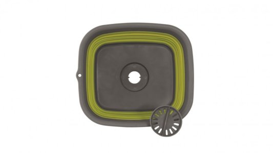 Outwell Collaps Wash Bowl w/drain Lime Green
