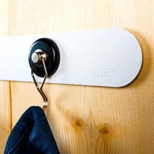 Silwy magnetický pásek kožený // 50 cm - Barva: Bílá