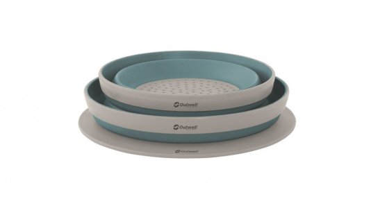 Outwell Collaps miska & Colander Set Classic Blue