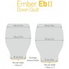Péřová přikrývka Ember EbII - Long