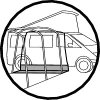 Předstan Outwell Maryville 260SA Flex