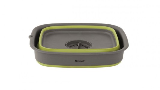 Outwell Collaps Wash Bowl w/drain Lime Green