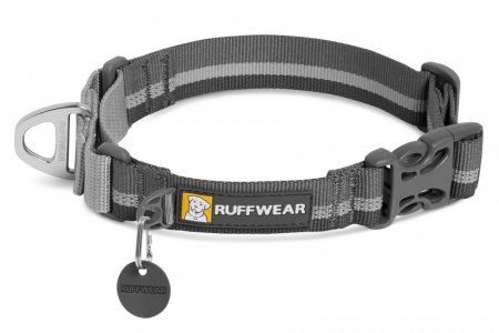 Obojok pre psov Ruffwear Web Reaction™ - Farba: Sivá, Veľkosť obojku: 17-20"