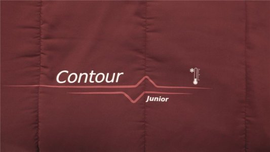 Spací vak Outwell Contour Junior Deep Red