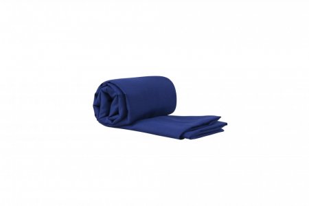 Vložka do spacáku v prodloužené variantě Silk/Cotton Travel Liner Long (Rectangular) Navy Blue (barva Navy modrá)