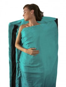 Hedvábná vložka do spacáku v prodloužené variantě Silk Stretch Liner - Long (Rectangular)