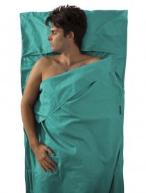 Prémiová bavlněná vložka do spacáku Premium Cotton Travel Liner - Traveller (with Pillow slip)