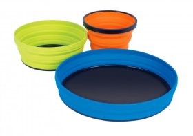 Sada nádobí X-Set: 3-Pce   (X-Mug,X Bowl, X Plate & Storage Pouch)