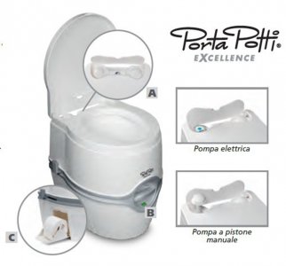 Prenosná toaleta Thetford Porta Potti Excellence 565E