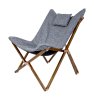 Kolekce Urban Outdoor - Relaxační křeslo - Bloomsbury - M - Oxford polyester - šedá